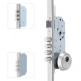 CERRADURA SEG.TESA 3P TLB3545SCLAI INOXIDABLE ENTRADA 50mm CERRADERO 45mm S/CILINDRO