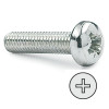 DIN 7985 TORNILLO ROSCA METAL CABEZA REDONDA POZIDRIV ZINCADO