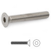 DIN 7991 TORNILLO ALLEN ACERO INOX