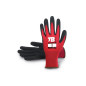 GUANTE NYLON ROJO P/NITRILO SANDY T-7