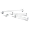 POMO ZAMAK CRISTAL GLASS 1A L30 CROMO CRISTAL OPTICO TEMPLADO.