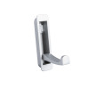 TIRADOR ZMK EMBUTIR LAPO 80X20 NEGRO INCLUYE TORNILLOS. VALIDO COMO PERCHA.