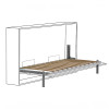 SOMIER HORIZONTAL 105x190 CON PATA BASCULANTE ACABADO GRIS