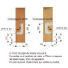JUEGO DE PLACAS LATERALES PARA CAMA ABATIBLE HORIZONTAL