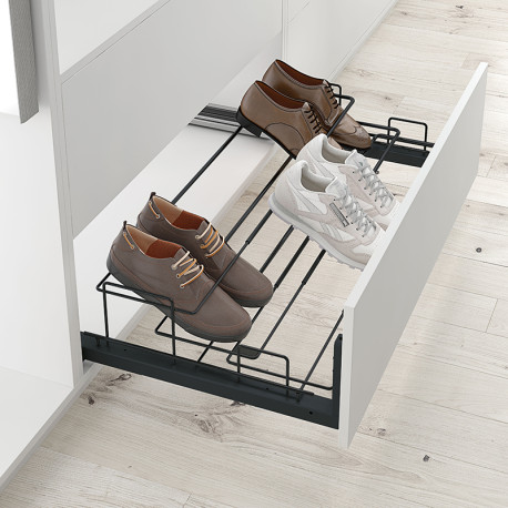 KIT ZAPATERO EXTRAÍBLE Y EXTENSIBLE ENDER 450-650 ANTR CON GUIA OCULTA Y ESCUADRAS ALUMINIO FRENTE