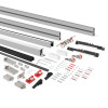 KIT PARA PUERTA CORREDERA DE PASO MAGIC 2 FRAME 80 KG