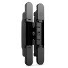 BISAGRA INVISIBLE KUBICA HYBRID K2460 CR.SAT  ACERO/ZAMAK. 60KG/2BIS. MIN.25 155X51mm.
